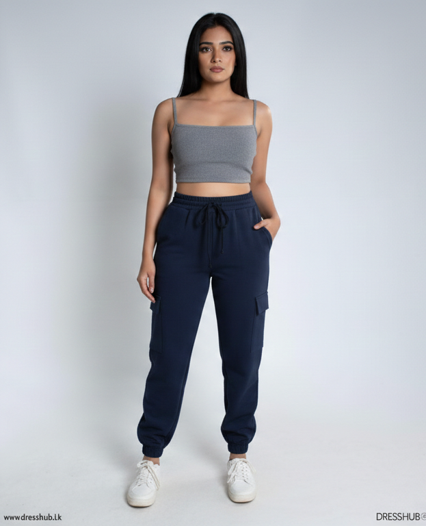 High Waist Pocket Jogger Pant