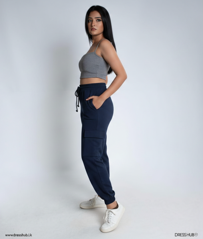 High Waist Pocket Jogger Pant