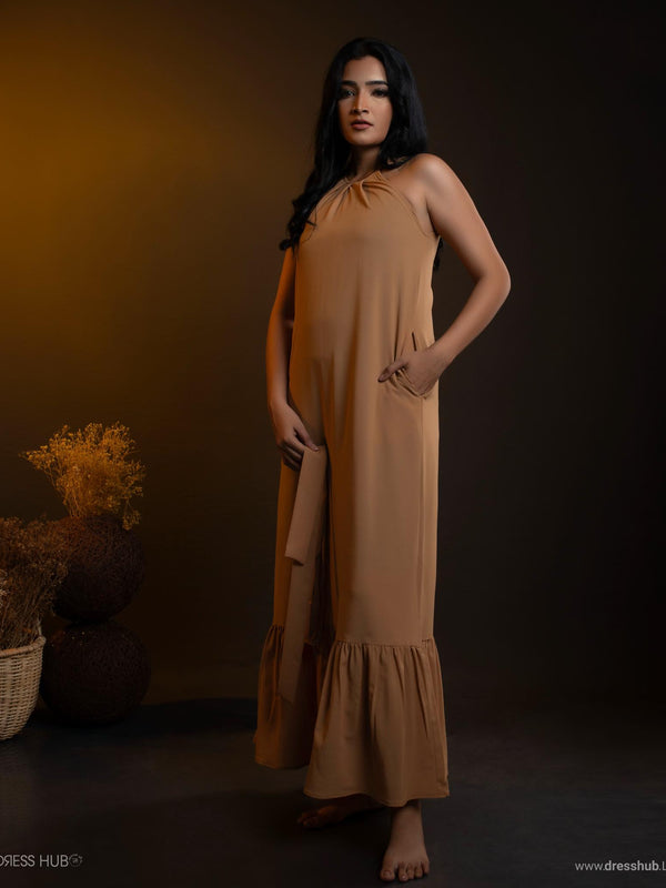 Madora halter khaki brown