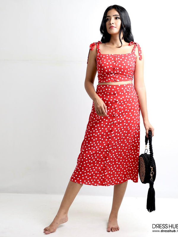 Twist Skirt & Crop Top