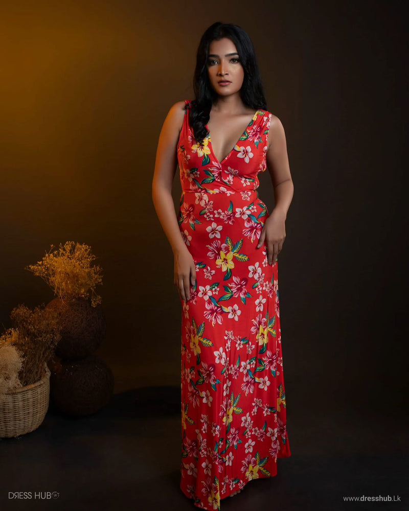 Tropica cross oranges frock