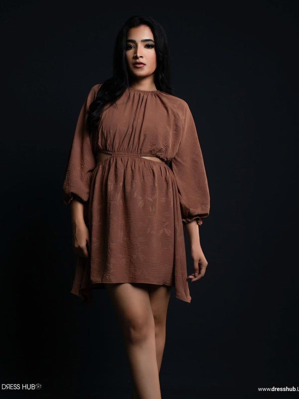 Tida Waist Cut Brown