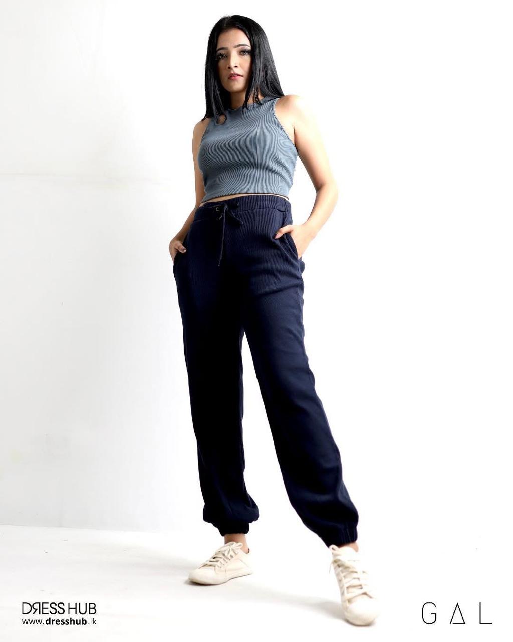 High-Waisted Utility Joggers