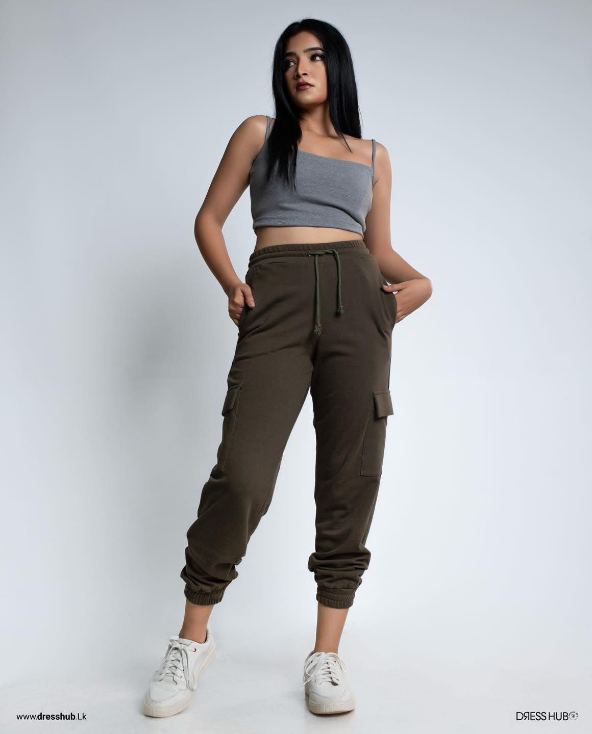 High Waist Pocket Jogger Pant