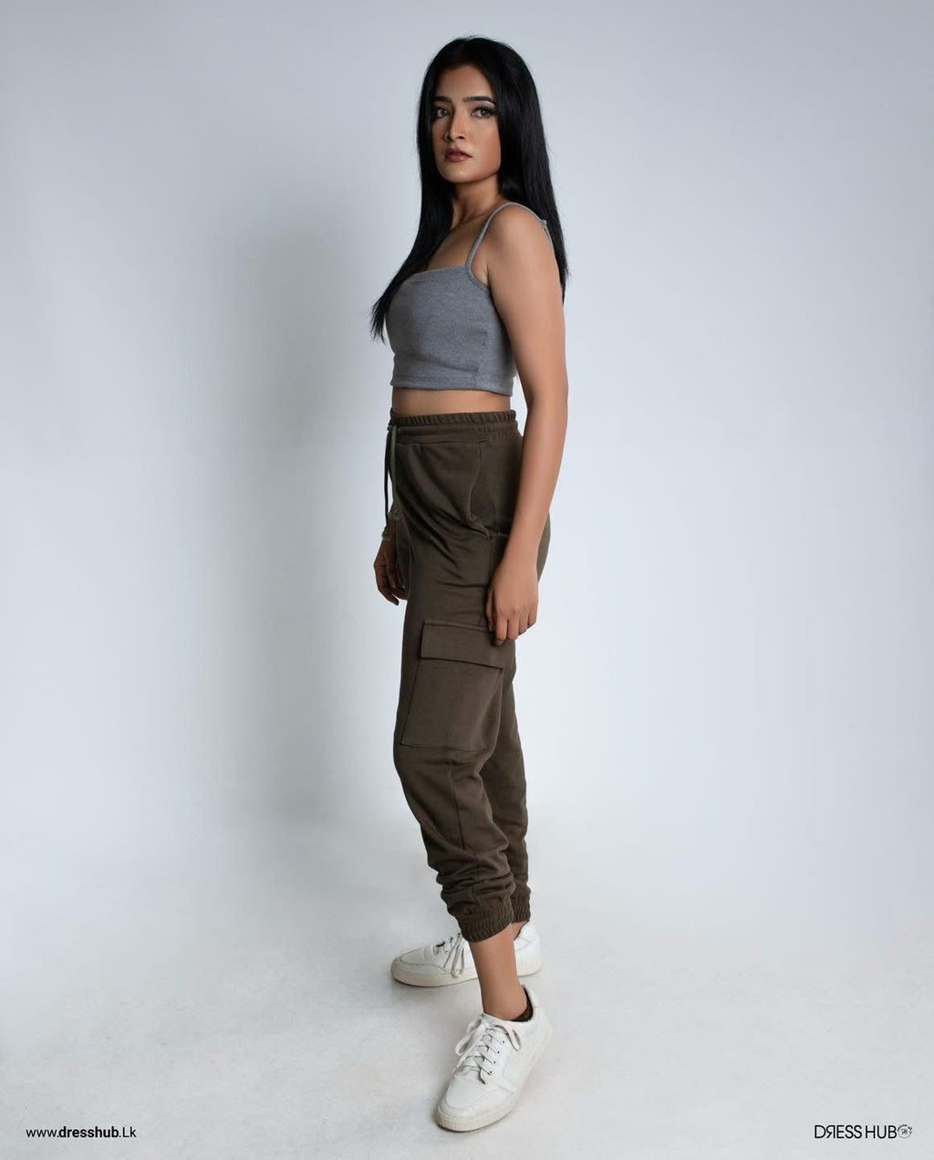 High Waist Pocket Jogger Pant