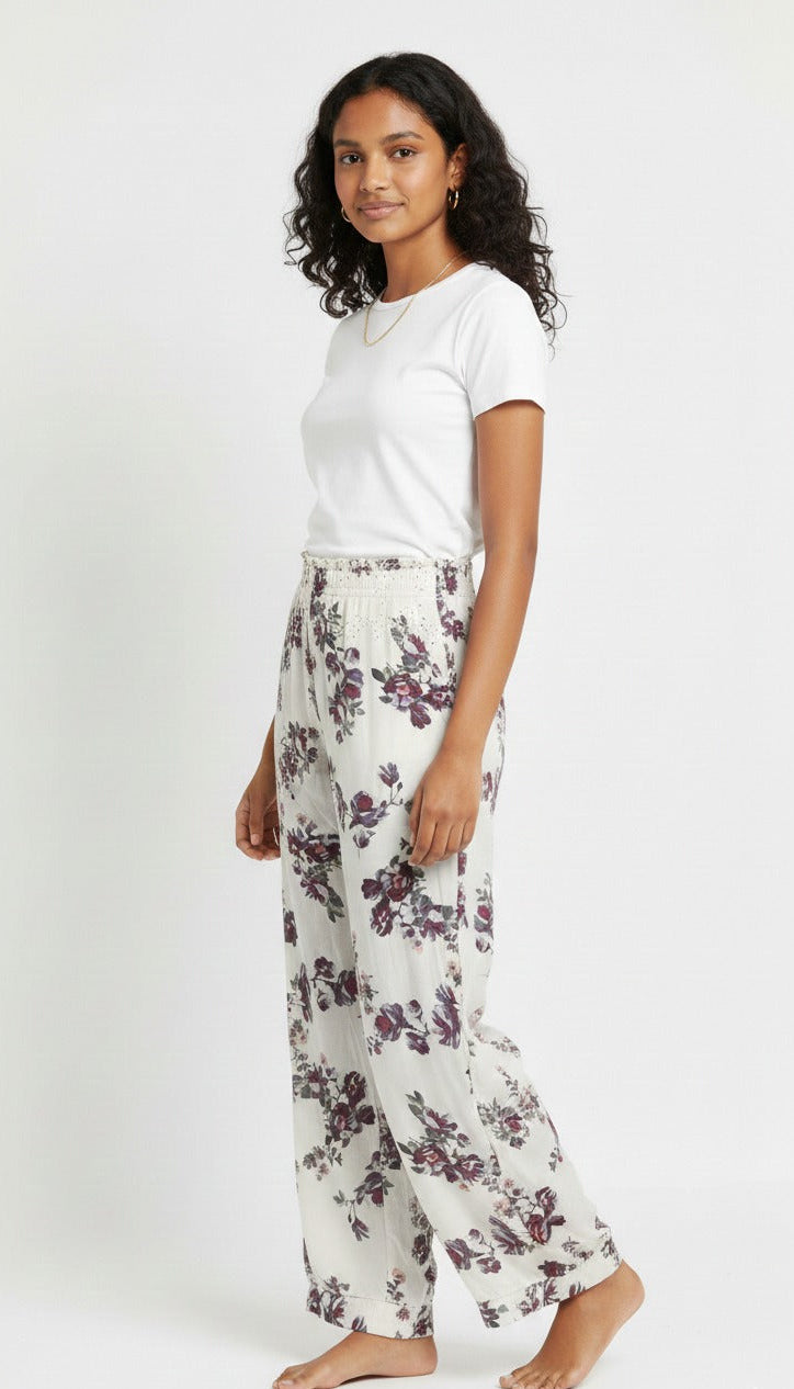 Luvata boluvata bordered white pant